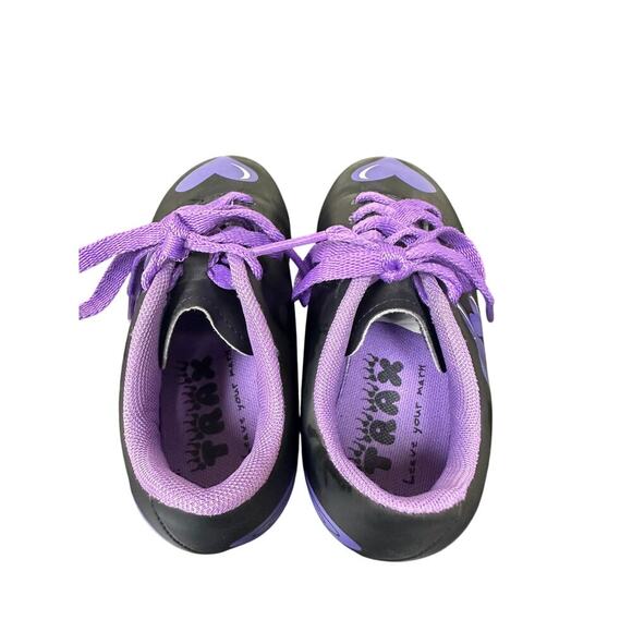 NWOT Diadora 11 Girls Purple Hearts Trax MD Jr Low Top Cleats Soccer Girly Grass - Picture 5 of 10